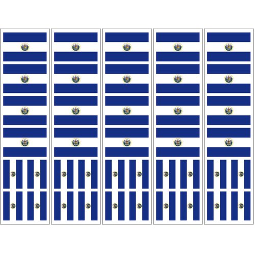 40 Tattoos: El Salvador Flag, Salvadoran Party Favors