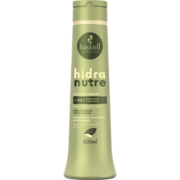 Haskell - Linha Hidranutre - Condicionador 2 em 1 Hidratacao e Nutricao 500 Ml - (Hydrate Collection - Moisturizing and Nourishing Conditioner 16.90 Fl Oz)