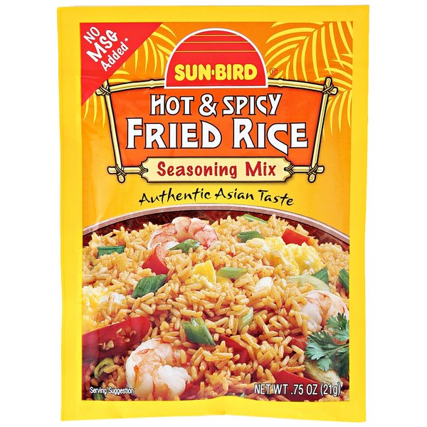 Sunbird Seasoning Mix, Hot & Spicy Fried Rice, 0.75 oz