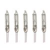 612 Vermont 2.5V Clear Mini Christmas Replacement Bulbs for Christmas Trees and Incandescent String Lights, Pinched Base, 100 Count (0.42 Watt, 170 mA)