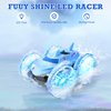 FUUY Amphibious Waterproof Remote Control Boat: RC Car Monster Truck with Lights 4WD Gesture Hand Controlled Water Beach Pool Toys Kids Gifts for Boys