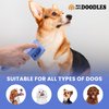 Curved Grooming Slicker Brush for Dogs, Soft Pin Goldendoodle Brush for Dematting & Shedding, Ideal Dog Slicker Brush for Poodles, Labradoodles & Other Breeds [We Love Doodles] (Small)