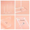 SMUK 3-Tiers Acrylic Scrunchie Holder Stand, Clear Hair Tie Organizer Storage for Women Teen Girls Gifts Scrunchy Hair Accessories Organizer