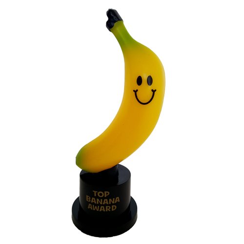 Dondor Plastic Gold Trophy Awards - Bulk Trophy Awards! (TOP Banana)