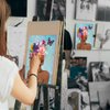 VALLSIP Canvas Painting Kits Pre Drawn Canvas for Painting for Adults Paint and Sip Party Supplies Stretched Canvas to Paint Games Ladies Night Flower Girl Mindfulness Date Night Ideas…