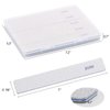 10 Pcs 80/80 Grit Nail Files for Acrylic Nails, Rectangle Nail Buffing Files Coarse Grit Double Sided Emery Boards for Nails