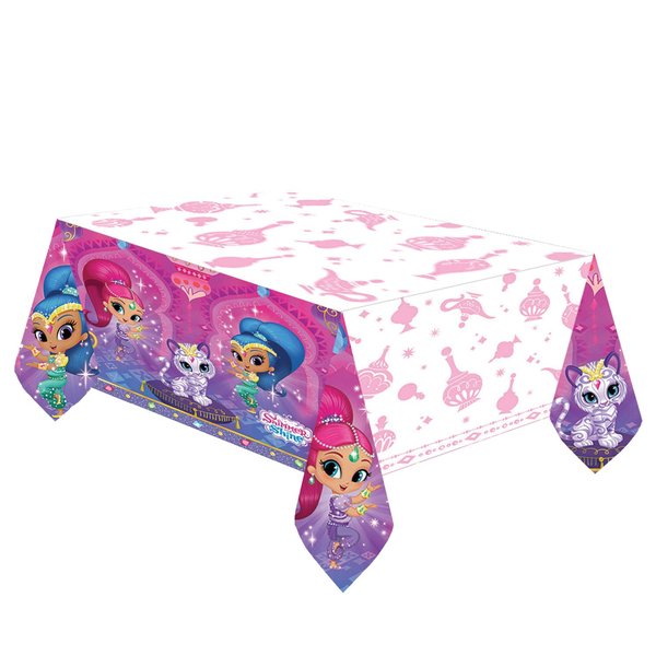 American Greetings Shimmer and Shine Party Supplies, Plastic Table Cover (1-Count)