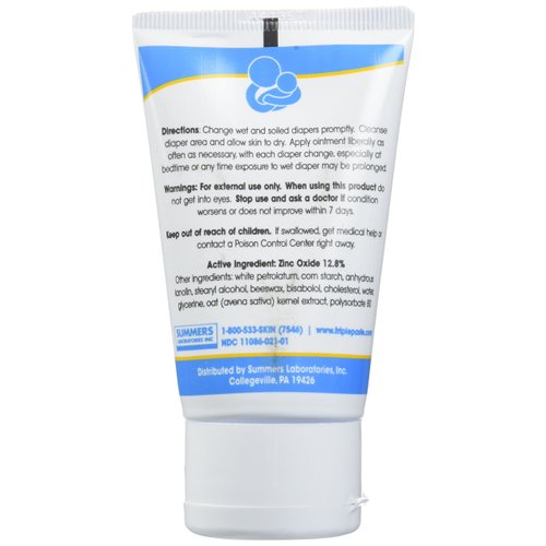 Triple Paste Diaper Rash Cream, Hypoallergenic Medicated Ointment for Babies, 2 oz (Pack of 3)