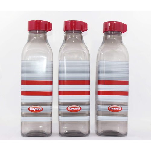 NAYASA Fusion Celebrated SAPARA Water Bottle Set of 3 (RED)