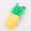 1Pc Yellow Pineapple Shape Cat Chew Toy - Cat Catnip Molar Toys Teeth Cleaning Toy Pet Bite Resistant Pet Supplies,Fun Toy for Cat Exercise Interactive Toys Cat Plush Playing Toy for Cat Kitten Pet