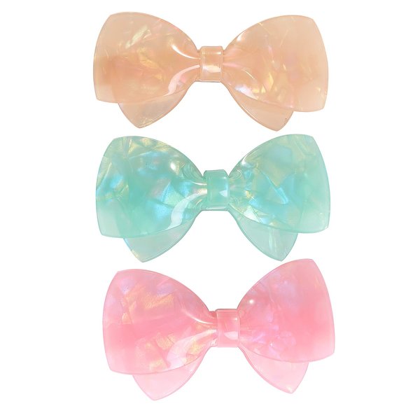 Jayongnee clip Butterfly Barrettes for Women, Jelly Hair Clips for Thin Hair, French Design Hair Barrettes Clips for Girls Candy Bow Hair Clips Duckbill Hair Barrettes Pins Hair