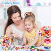 Crafts for Girls Ages 4-12 Gift Make Your Own Flower Bouquet with Buttons Felt Flowers, Graduation Gifts Vase Art and Craft for Children - DIY Activity for Boys & Girls Age 6 7 8 9 10 11 12 Year Old