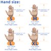 Archery Gloves Shooting Hunting Leather Three Finger Protector for Youth Adult Beginner - M