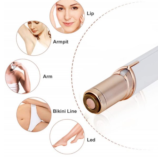 Enhance Your Flawless Look with This Lipstick-Style Razor/depilator; removes unwanted Hair Painless, Convenient (Red)