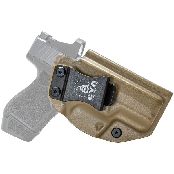 CYA Supply Co. Base Optics Ready (Flat Dark Earth) Inside Waistband Holster IWB Veteran Owned Company Fits Kimber R7 MAKO