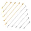 Chain Extenders for Necklaces, Anezus 10pcs Jewelry Extenders for Necklaces, Stainless Steel Chain Extenders for Necklace, Bracelet and Anklet (Assorted Sizes)