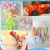 260 Balloons, White Balloons 100PCS, Long Balloons for Tying Balloon Arch, Skinny Balloon Animal Balloons, Kids Party Favors for Birthday Party Baby Shower Wedding Graduation Christmas Decoration