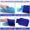 2 Pieces Hot Water Bottle Cover Soft Cover Only Knitted Hot Water Bottle Sweater for Hot Compress and Cold Therapy, Ideal for Menstrual Cramps, Neck and Shoulder Pain Relief (RoyalBlue, Grey)