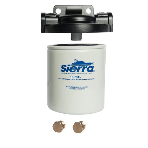 Sierra International 18-7982-1 Marine Fuel Water Separator Kit, white