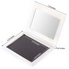 Allwon Magnetic Palette Mermaid Empty Makeup Palette with Mirror and 30Pcs Adhesive Empty Palette Metal Stickers for Eyeshadow Lipstick Blush Powder (Silver)