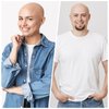 NACHLYNN 4 Pieces Halloween Bald Cap for Adult Makeup Latex Bald Caps Nylon Bald Wig Cap Costume for Halloween Party Accessory Kid Women Men Cosplay