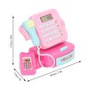 Kids Cash Register Toy, Educational Play Calculator Cash Register, with Bank Card and Specie Accessories for Kids