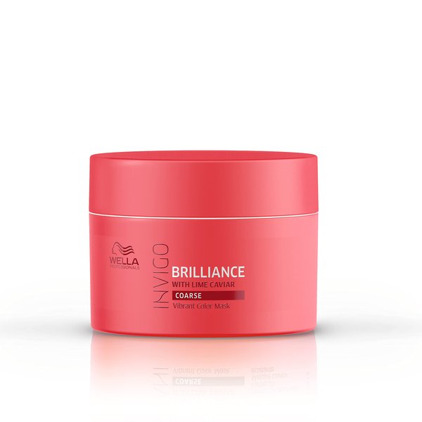 Wella Professionals Invigo Brilliance Hair Mask for Coarse Hair, Conditioning Treatment, Color Vibrancy Mask 16.9 Fl oz