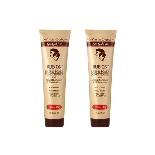 Set of 2 Sta-Sof-Fro 5 oz. Rub On Hair & Scalp Conditioner bundled by Maven Gifts