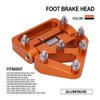 IUVWISN Motorcycle Folding Brake Pedal Tip CNC for 690 Enduro R/SMC R,390 790 890 950 990 1050 1090 1190 1290 Adventure R/S/T Orange