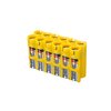 Storacell by Powerpax AAA Battery Storage Caddy, Yellow, Holds 12 Batteries (Not Included)