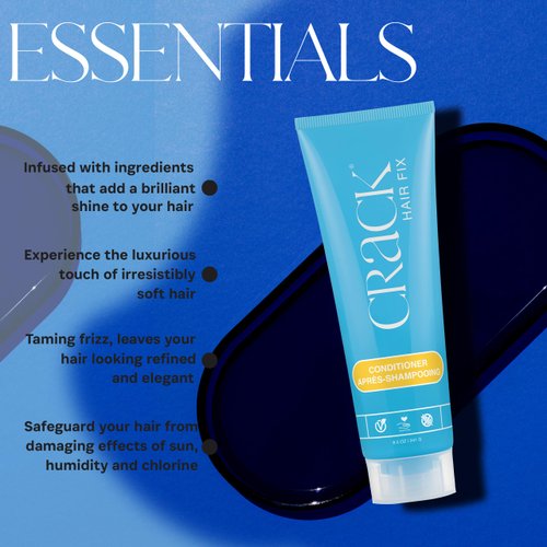 Crack HAIR FIX Conditioner - Nourishing and Hydrating Conditioner Create To Detangle, Tame, And Improve The Resiliency Of Your Hair