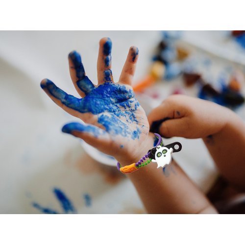 UpBrands 120-Pack Halloween Fidget Zipper Bracelets for Kids: Ideal Bulk Party Favors, Perfect for Birthdays, Goodie Bag & Pinata Fillers, Unique Sensory Toys, Friendship Jewelry & Stress Relief