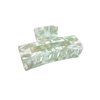 Date Night Mint Rectangular Biodegradable Claw Clip