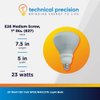 Replacement for Eiko SP23/R40/27K Light Bulb by Technical Precision - 23W 120V 60Hz Bulb - BR40 Flood Light Bulb with E26 Medium Screw Base (E27) - Energy Efficient - 1 Pack