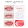 VIDIVICI Millennial Lip Oil #02 Illumination - Non-Sticky Dewy Gloss for Moisturized & Voluminous Lips - Illuminating Transparent Lavender-Blue Glitter Lip Makeup, 0.12 fl.oz.