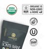 Sunwarrior Lions Mane Supplement Organic Mushroom Powder | Lion's Mane Powder Focus Supplement Mushroom Tea | 150g Pouch 60 Servings | Be Well