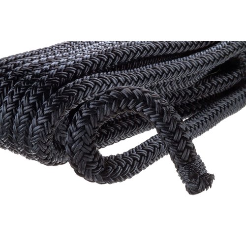 SEACHOICE Double-Braid Nylon Dock Line 1/2" x 15' 40351 Black