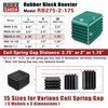 U.S. RubberShox Automotive Coil Spring Block Boosters Series Pack, Performance Enhancement for Car Coil Spring Shock Absorption and Protection of Auto Suspension System (2.75" x 2" x 1.75")