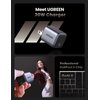 UGREEN Nexode 30W USB C Charger with 60W USB C Cable, iPhone 15 Charger Foldable GaN PPS Compact Fast Wall Charger Block for iPhone 16/15/14, Galaxy S24 Ultra/S23, Pixel 8, MacBook Air, iPad Pro
