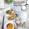 The Best Card Company - 10 Blank Dog Greeting Cards for All Occasions (4 x 5.12 Inch) - Puppy Love M6546OCB