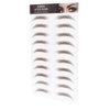 Eyebrow Transfers, Eyebrow Tattoo Sticker Eyebrow Transfer Sticker for Women,Eyebrows Tattoo Stickers Waterproof Long Lasting False Tattoos Peel Off Instant Eyebrow for Women Girls Makeup(BROWN-06)