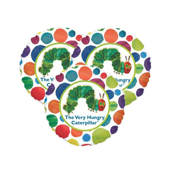 Set of 3 The Very Hungry Caterpillar Eric Carle 18" Foil Party Balloons
