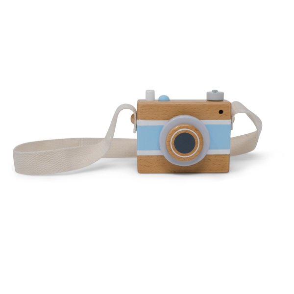 Blue Vintage Camera Music Box by Jack Rabbit Creations- Musical Figurine Plays You are My Sunshine- Lullaby for Bedtime- Encourages Imaginative Play- Birthday for Boys and Girls 1+