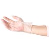 ForPro Professional Collection Disposable Vinyl Gloves, Clear, Industrial Grade, Powder-Free, Latex-Free, Non-Sterile, Food Safe, 2.75 Mil. Palm, 3.9 Mil. Fingers, Medium, 100-Count