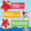 JOYIN 24PCS 9"x6" Make a face Stickers for Kids, Make Your Own Stickers, Mix and Match Stickers with Safaris Sea Farm and Dinosaur Animals, Party Favors Kids Crafts, Goodie Bags Stuffers for Kids