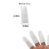 Zxfuture Pack of 100 Cotton Finger cots Protect Fingers Comfortable and Breathable, Absorb Sweat，Cloth Finger cot