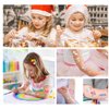 30 Sheets Temporary Tattoos Kit for Kids, Fake Cute Tattoo Stickers Waterproof, Birthday Party Favor (Unicorn ＆ Princess ＆Dessert)