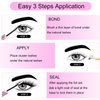 Lash Clusters Kit Mixed Tray Lash Extension Kit Lash Bond and Seal Waterproof DIY Eyelash Extension Kit Lash Remover Eyelash Brush Lash Tweezers Individual Lashes Kit (Set 40D-0.07D-14-18Mix)