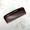 Speert #14 Handmade Wide Tooth Comb Tortoise Havana Acetate Thick Coarse Curly Detangling Parting Grooming Teasing Hair Styling Hairdresser Barber Hairdressing Wet Dry Pocket Travel Women Men Kids