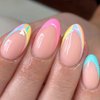 24Pcs Long Press On Nails Coffin, Blue Glitter Cat Eye Gel Polished Fake Nail Acrylic Glue on Nails for Women and Girls (Blue Cat's Eye)